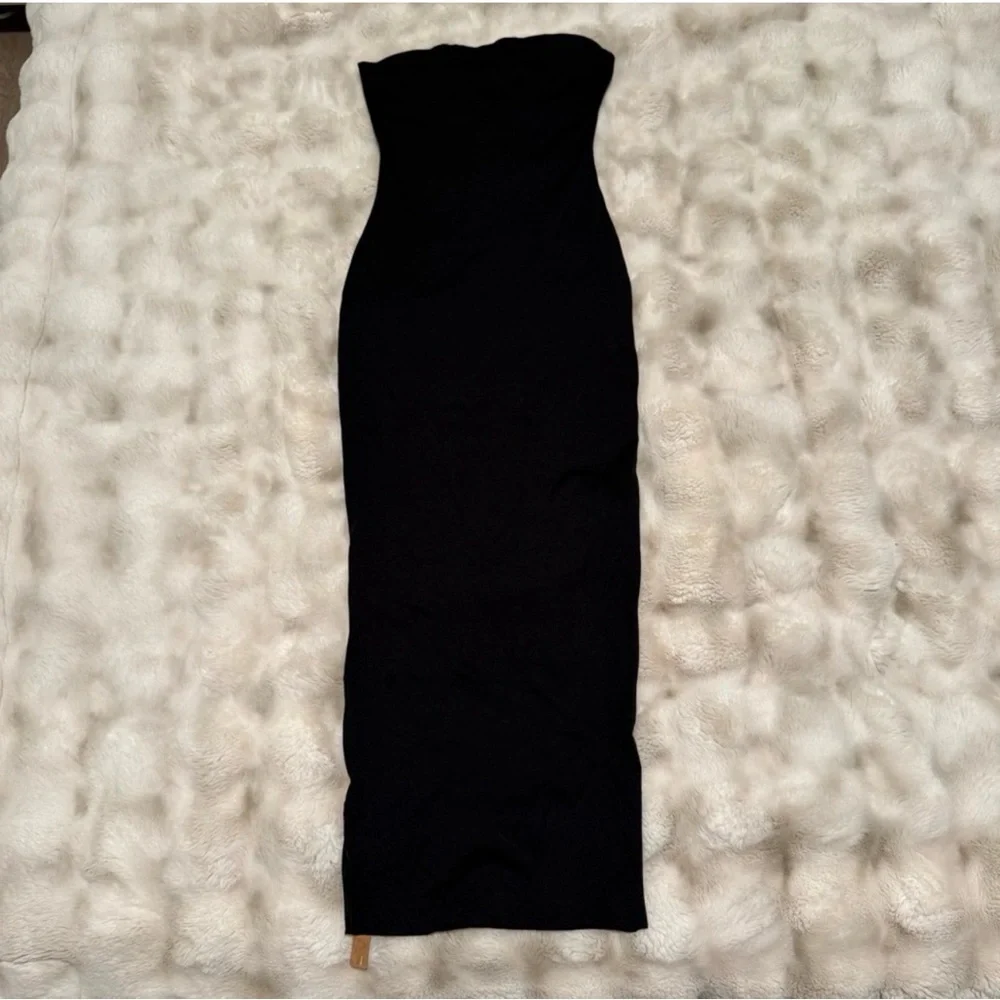 SKIMS Black Convertible Swim Tube Dress Small NWT - Picture 5 of 6